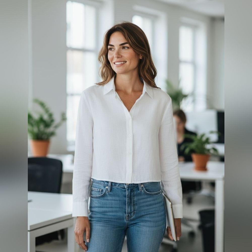 H&M Classic White Shirt